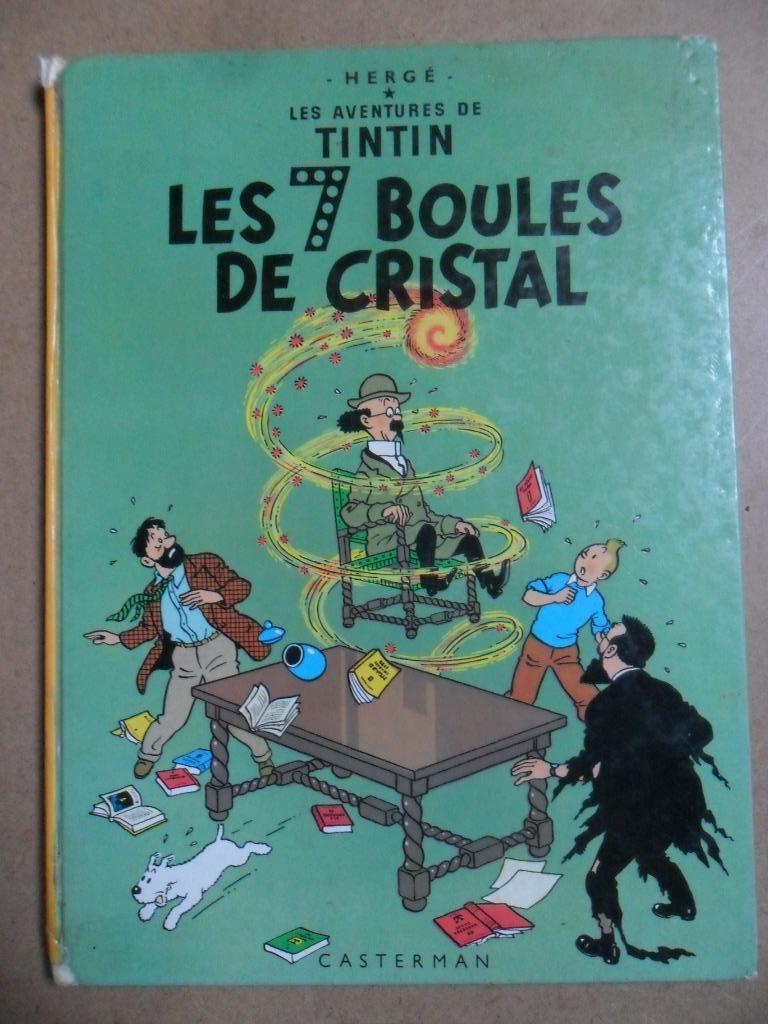 Les aventures de Tintin - Les 7 boules de cristal Casterman, Une BD, Enlèvement ou Envoi, Utilisé, Casterman