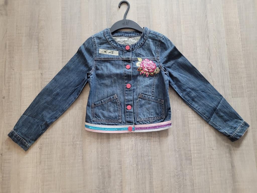 Jeans jas maat 152 Desigual, Desigual, Meisje, Ophalen of Verzenden, Zo goed als nieuw