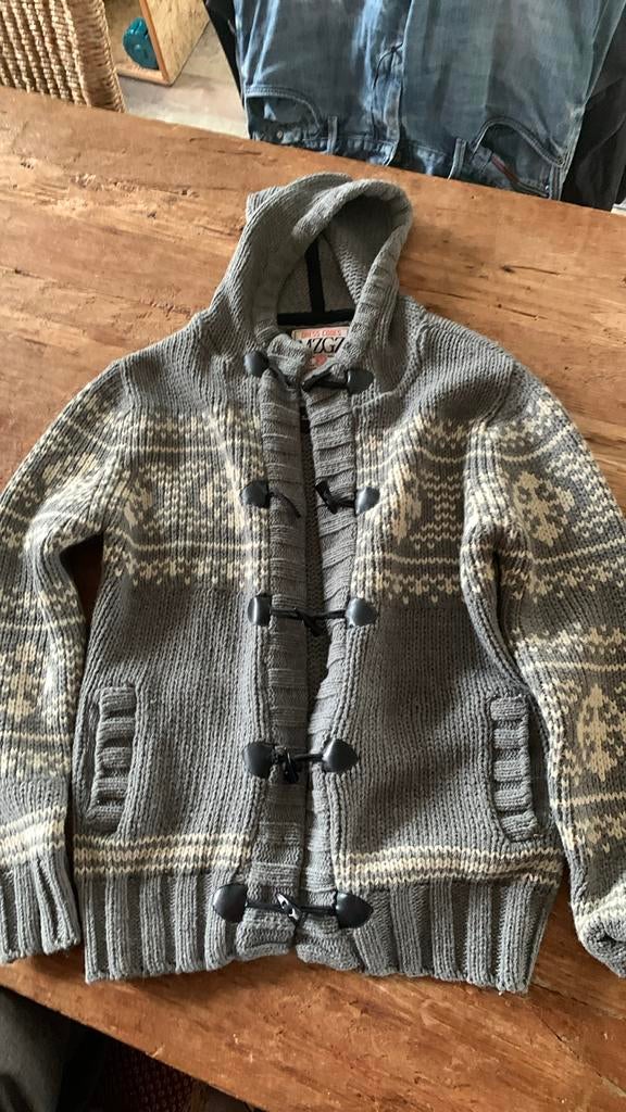 Warme gilet/hoodie, Ophalen, Zo goed als nieuw