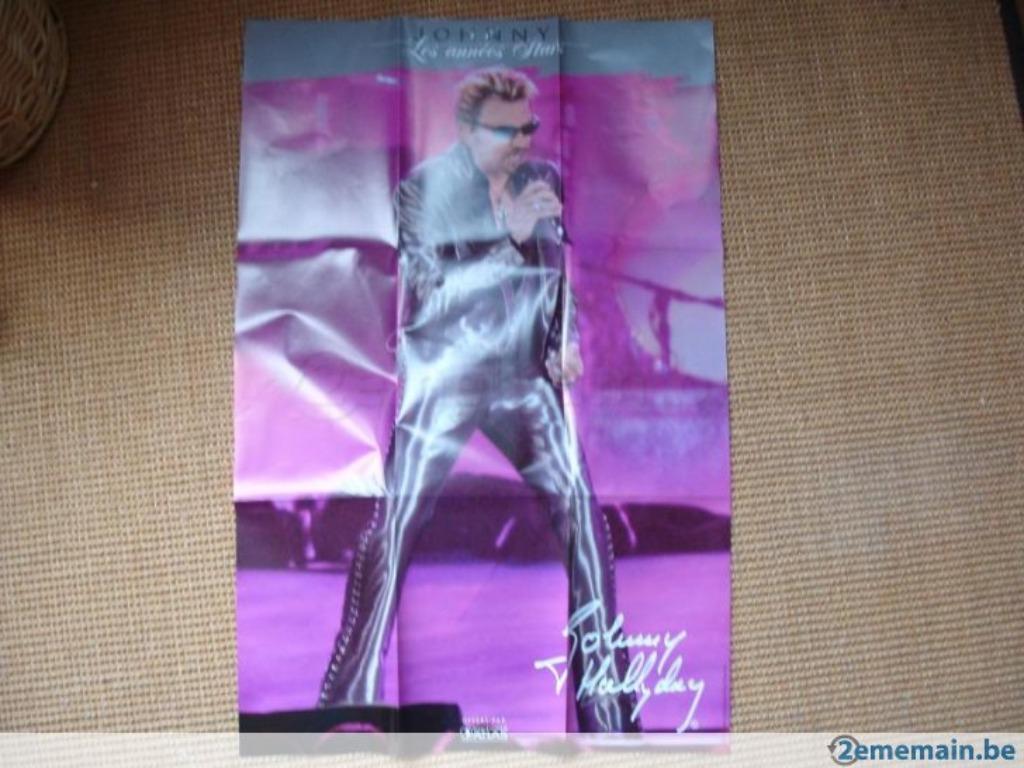 Posters de Johnny Halliday, Enlèvement ou Envoi, Neuf