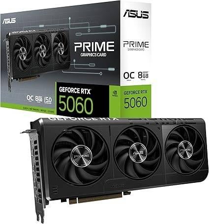 ASUS Prime GeForce RTX 5060 | 8GB | GRATIS LEVERING, -, Verzenden, -, Nieuw