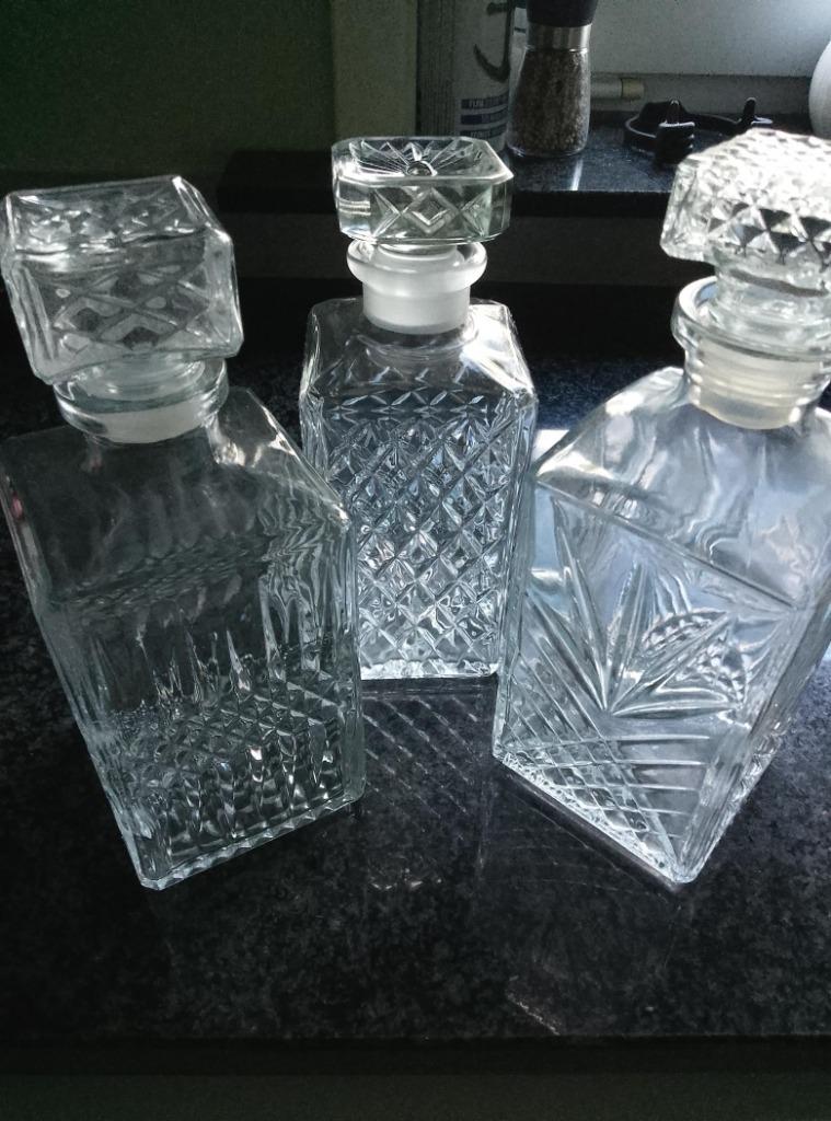 Carafes en verre, Enlèvement, Utilisé