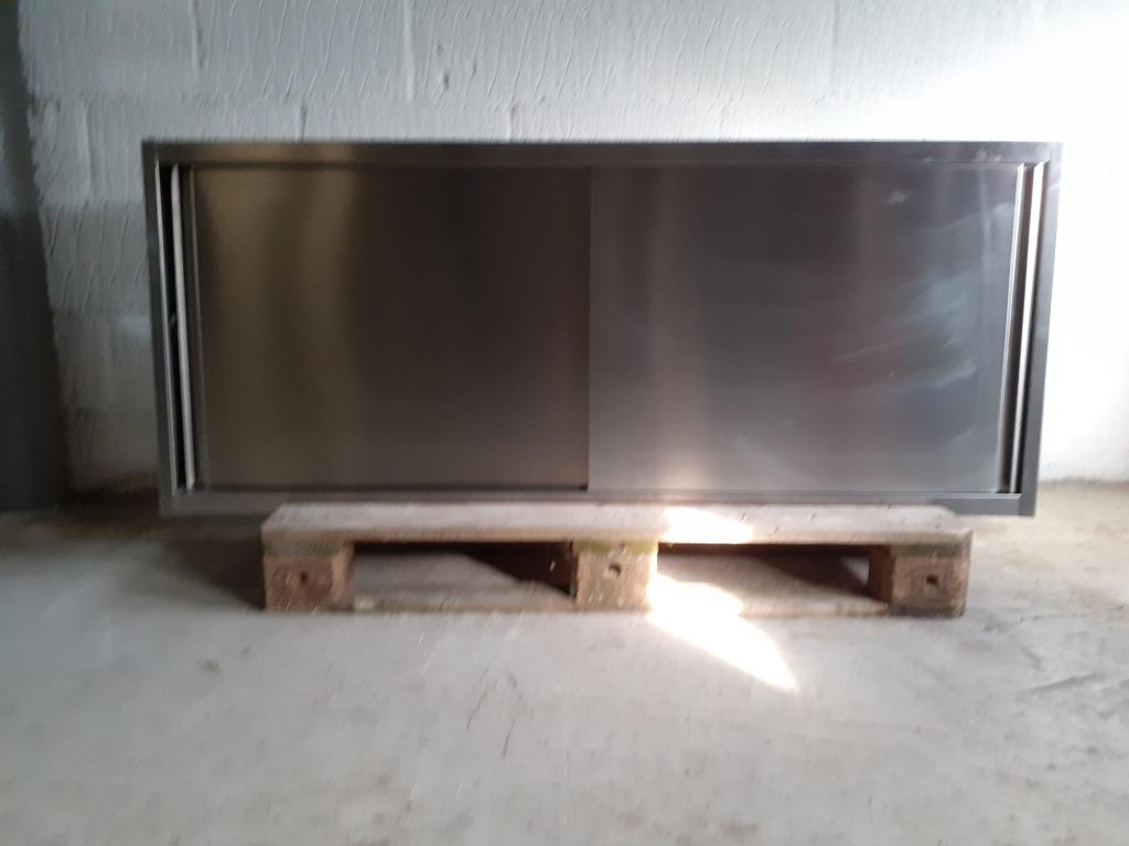 Armoire suspendue en acier inoxydable, Articles professionnels, Enlèvement, Utilisé, Mobilier en inox