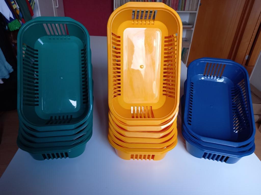 14 paniers en plastique - 34 x 20 x 8 cm, Maison & Meubles, Cuisine | Ustensiles de cuisine, Enlèvement ou Envoi