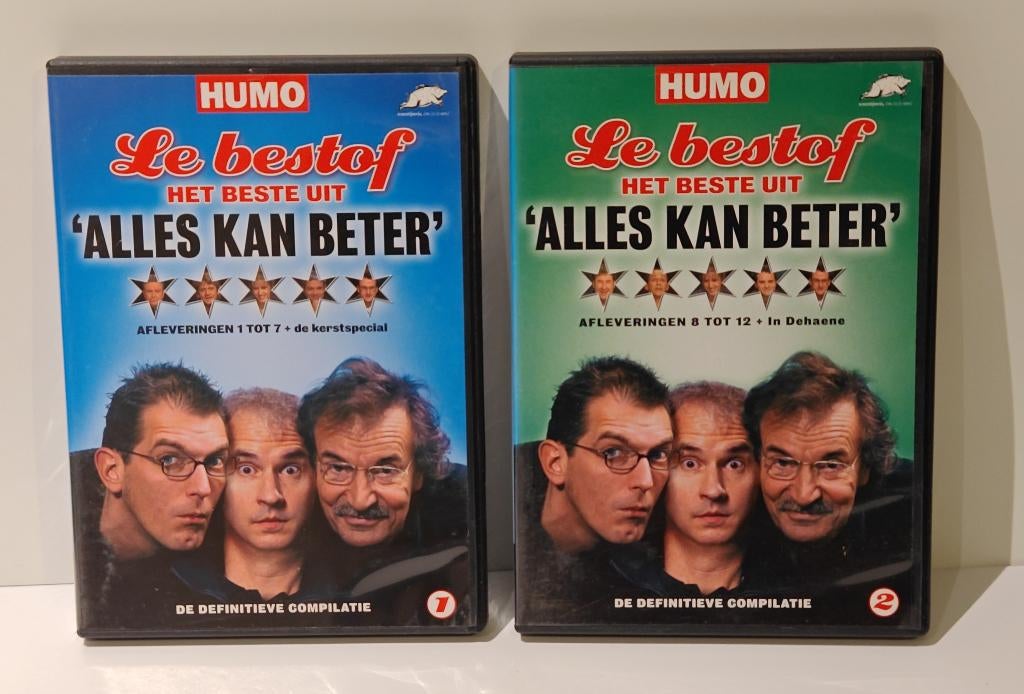 Alles Kan Beter Best of DVD Deel 1+2 Definitieve Compilatie, Alle leeftijden, Ophalen of Verzenden, Zo goed als nieuw, Komedie