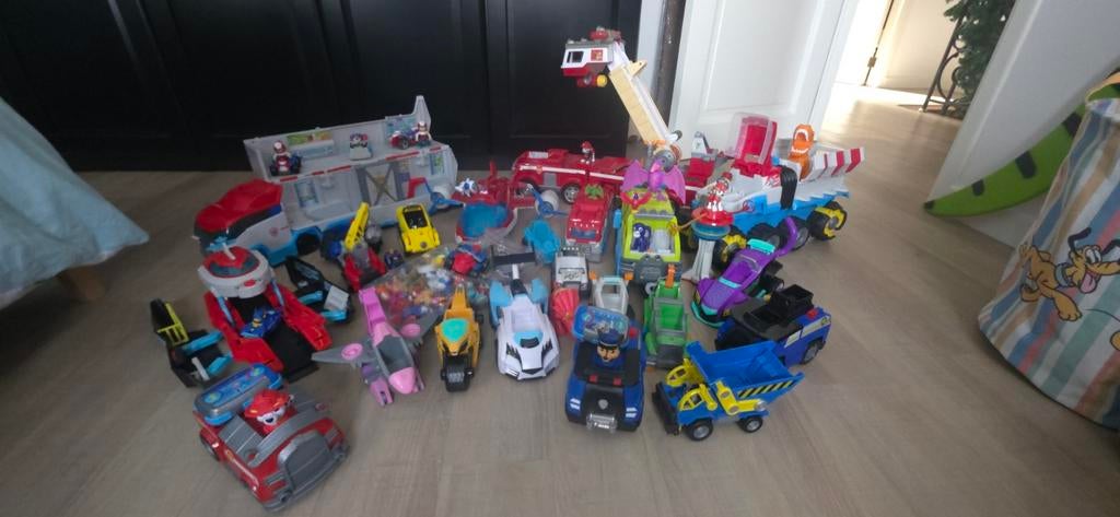 Groot lot Paw Patrol, Ophalen