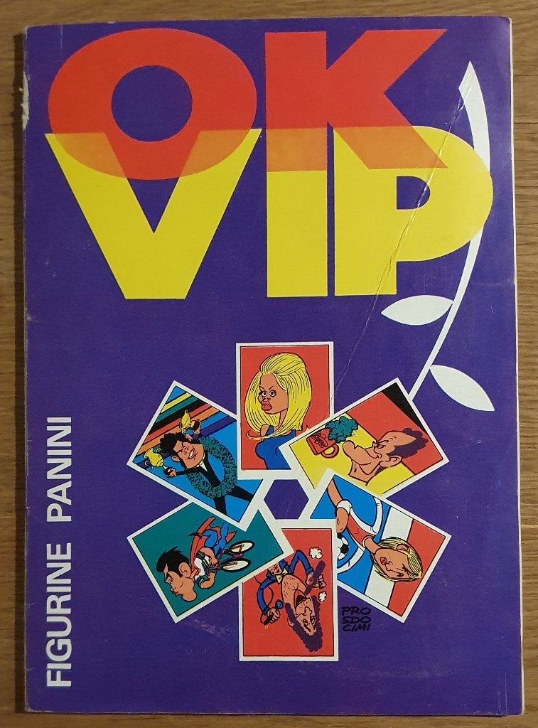 Sticker Album - Panini - OK VIP (1973), Ophalen of Verzenden, Gebruikt, Overige typen