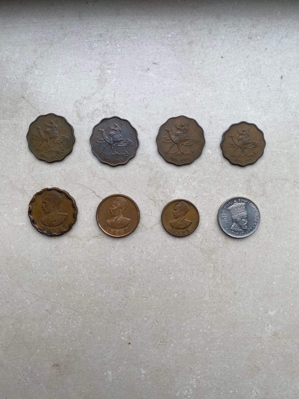 Lot de pièces de monnaies anciennes - Soudan & Éthiopie, Enlèvement ou Envoi, Argent, Argent
