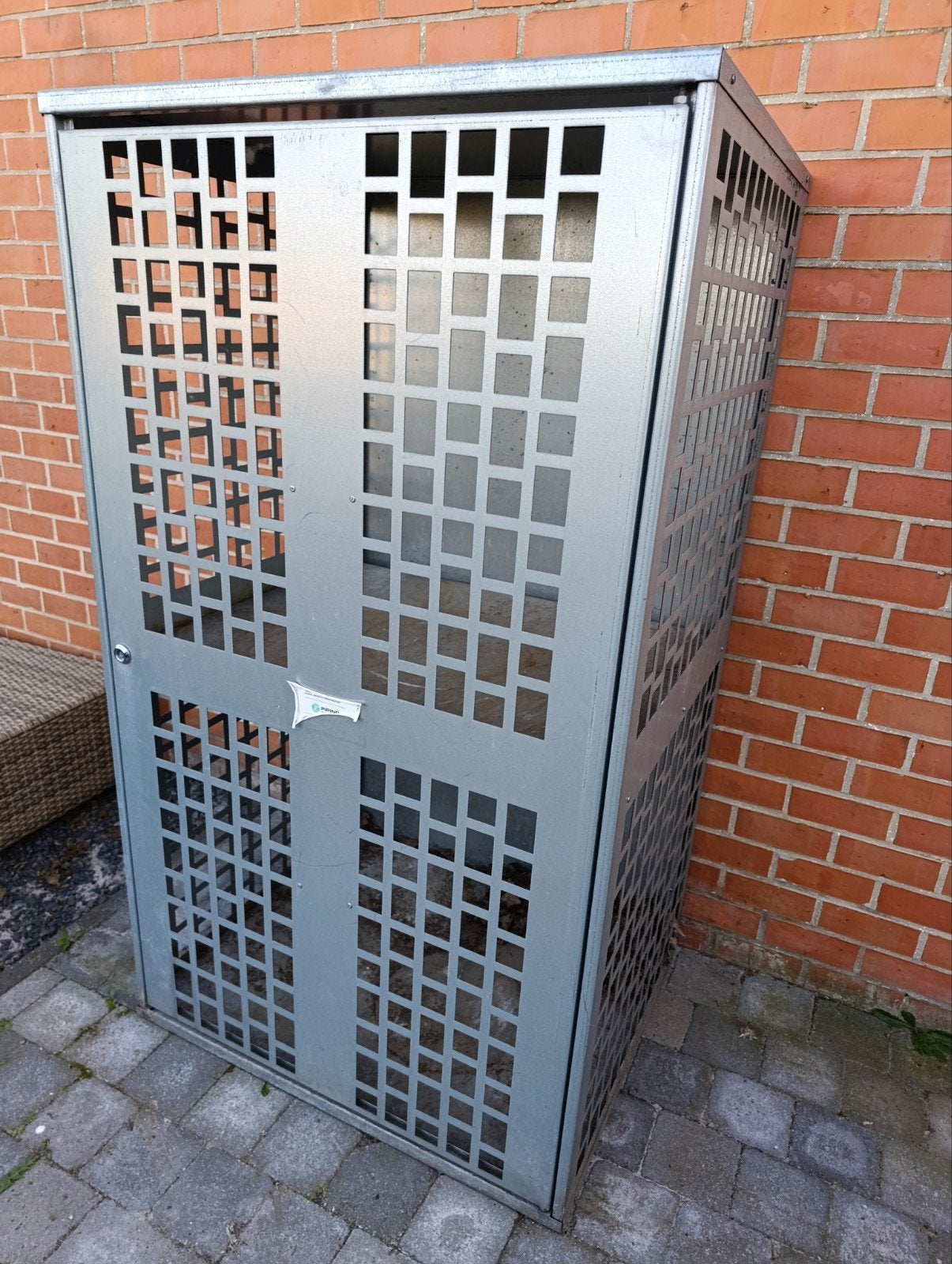 armoire à bouteilles de gaz, Enlèvement