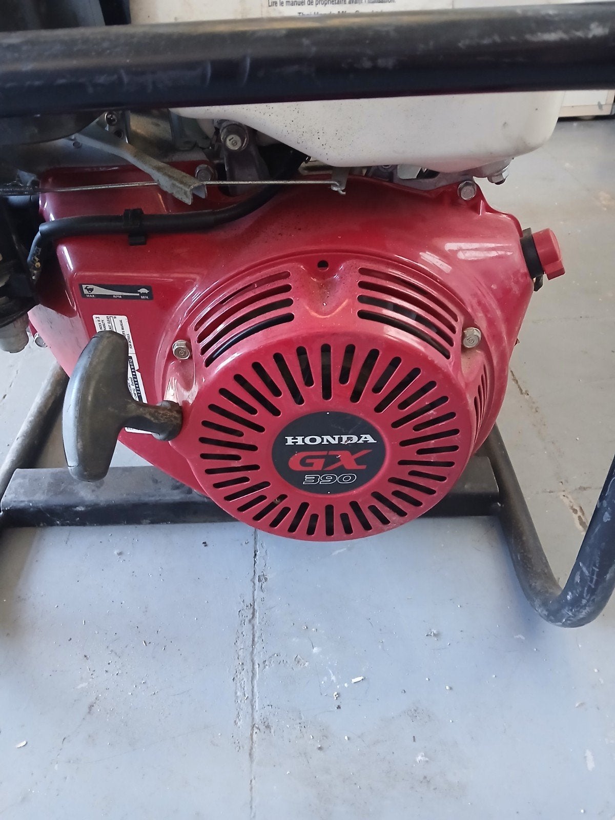 Stroomgenerator 6500 w. Honda power 13pk, Doe-het-zelf en Bouw, Ophalen