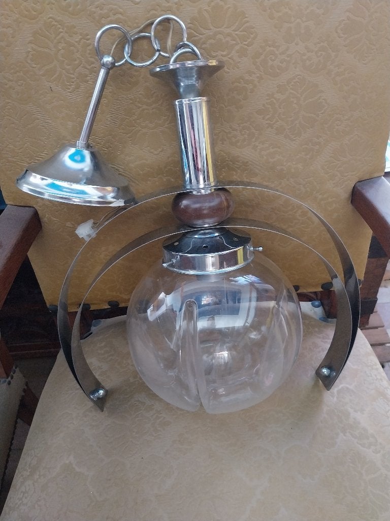 Vintage hanglamp Mazzega Murano stijl 1970, Antiquités & Art, Enlèvement