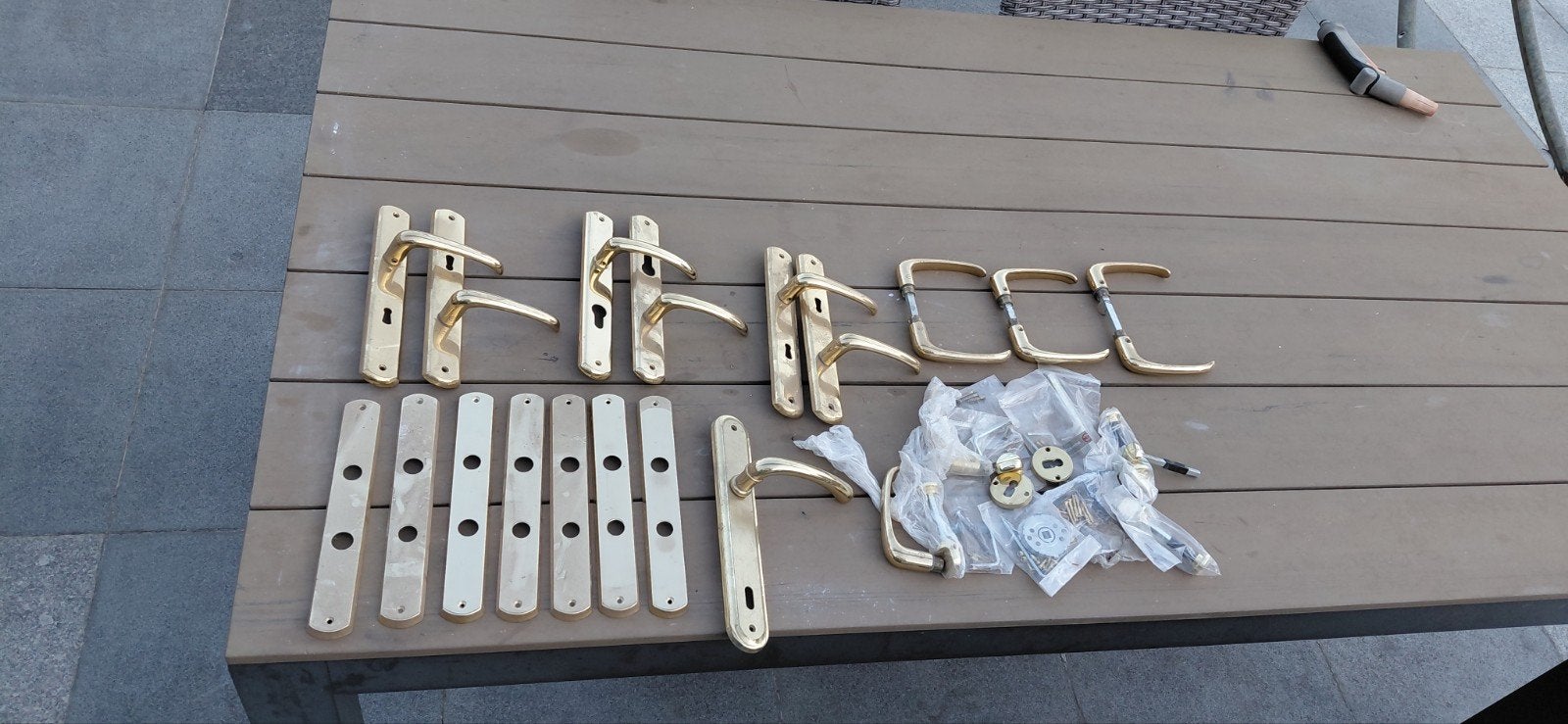 Deurklink, Doe-het-zelf en Bouw, Hang- en Sluitwerk, Ophalen, Nieuw, Koper of Messing, Klink of Kruk