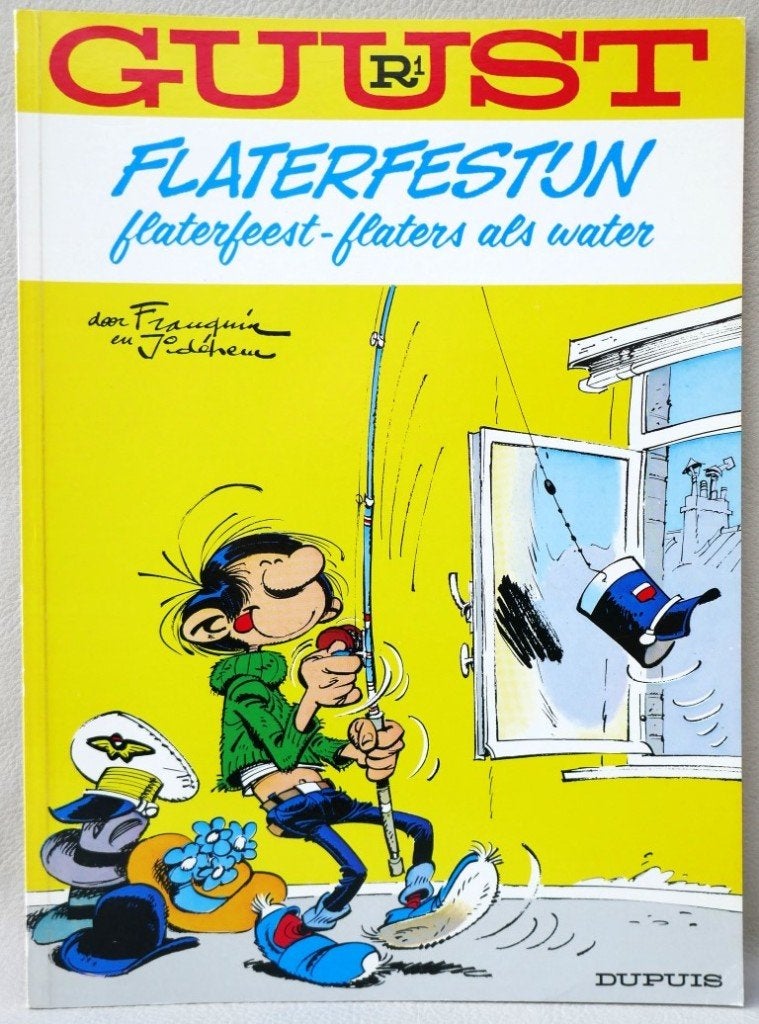 GUUST FLATER, 6 strips, R1 tot 14, Ophalen