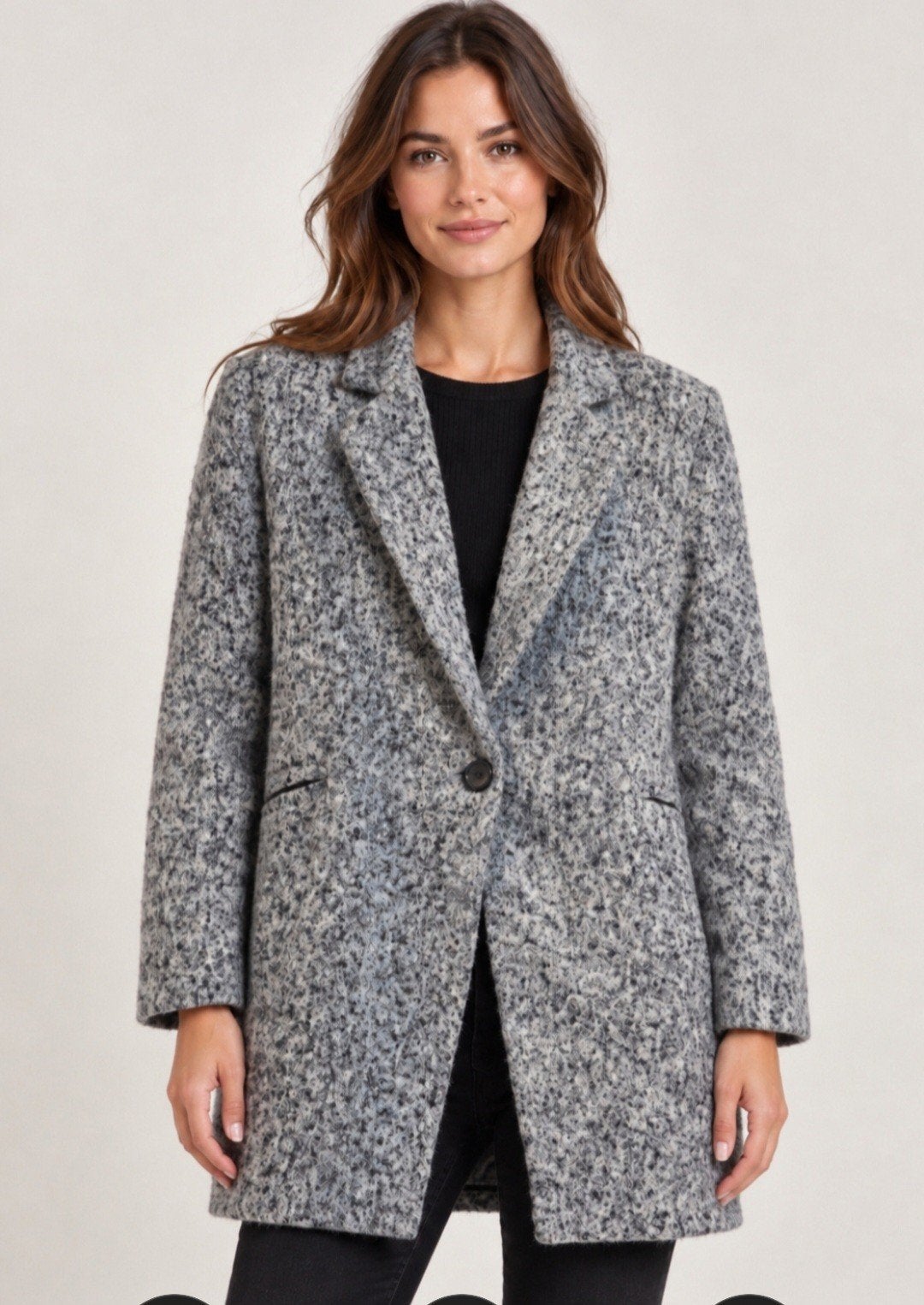 Veste/Blazer vintage taille S - Excellent état, Enlèvement ou Envoi, Comme neuf, Taille 36 (S), Gris