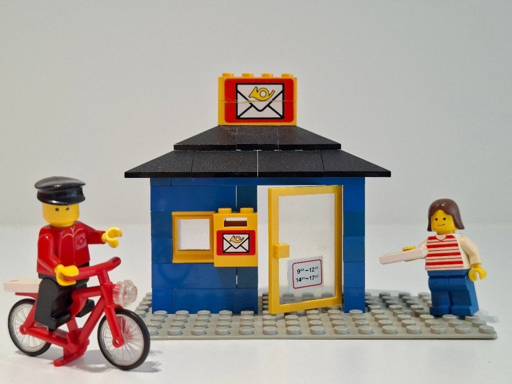 LEGO Postkantoor, Lego, Ensemble complet, Instructions incluses, Enlèvement