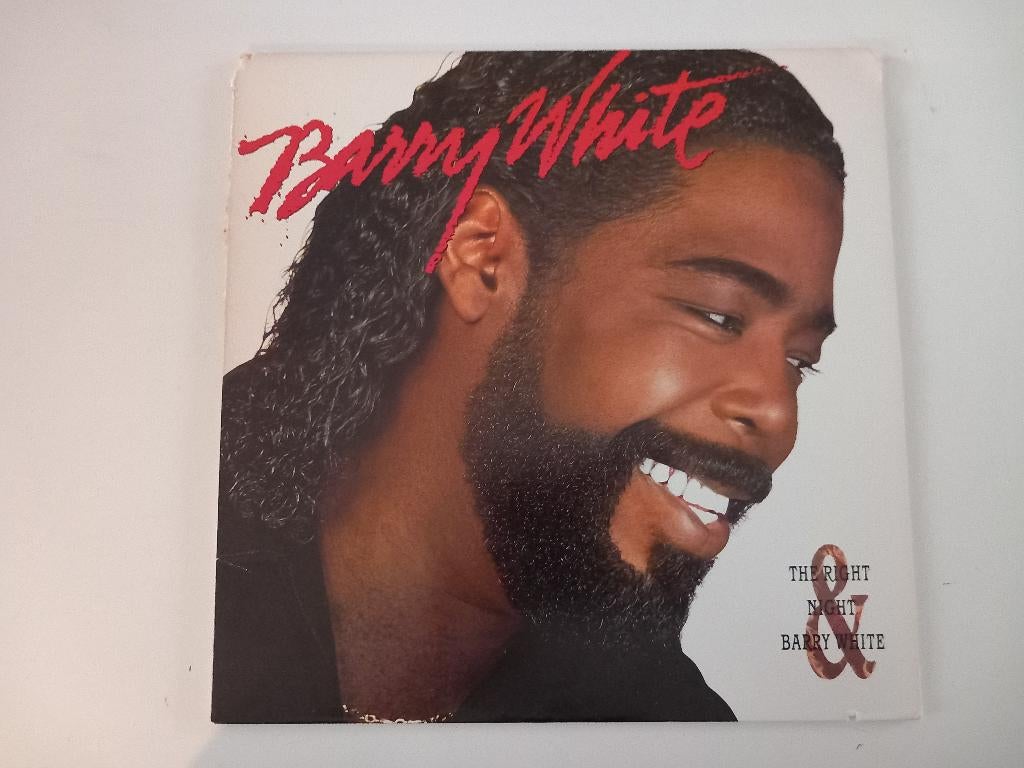 Vinyl LP Barry White The Right Night Funk Soul Pop R&B, Ophalen of Verzenden, 12 inch, R&B