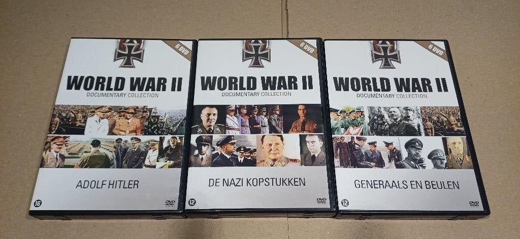 3x 6 DVD - World War II - Documentary Collection - WW2, CD & DVD, Enlèvement ou Envoi, Anglais, À partir de 16 ans, Guerre ou Policier