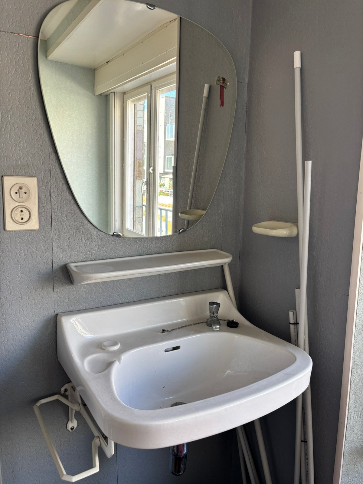 Vintage lavabo, Enlèvement, Utilisé