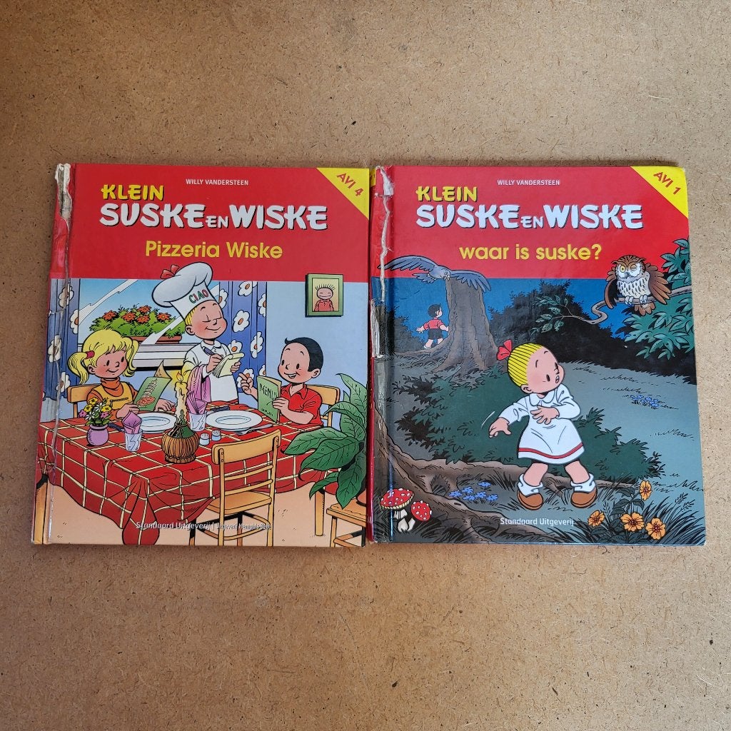 Kinderboeken: Klein Suske en Wiske (2 stuks), Ophalen of Verzenden, Gelezen, Willy Vandersteen