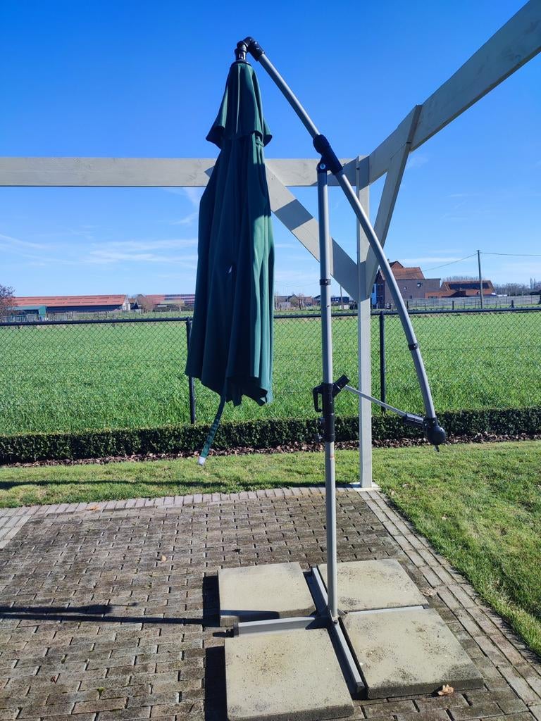 Parasol, Ophalen, Parasolvoet