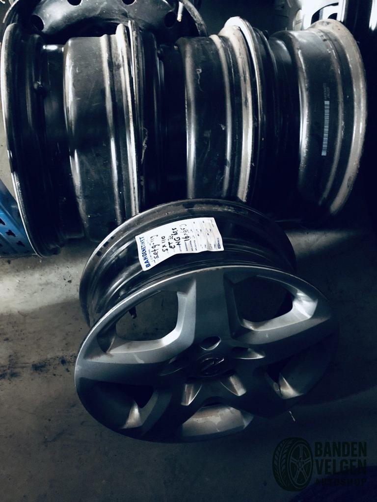 Opel Saab Alfa Stalen Velgen voor uw Winterbanden Steek 5 x, Auto-onderdelen, Banden en Velgen, Gebruikt, Velg(en), -, -