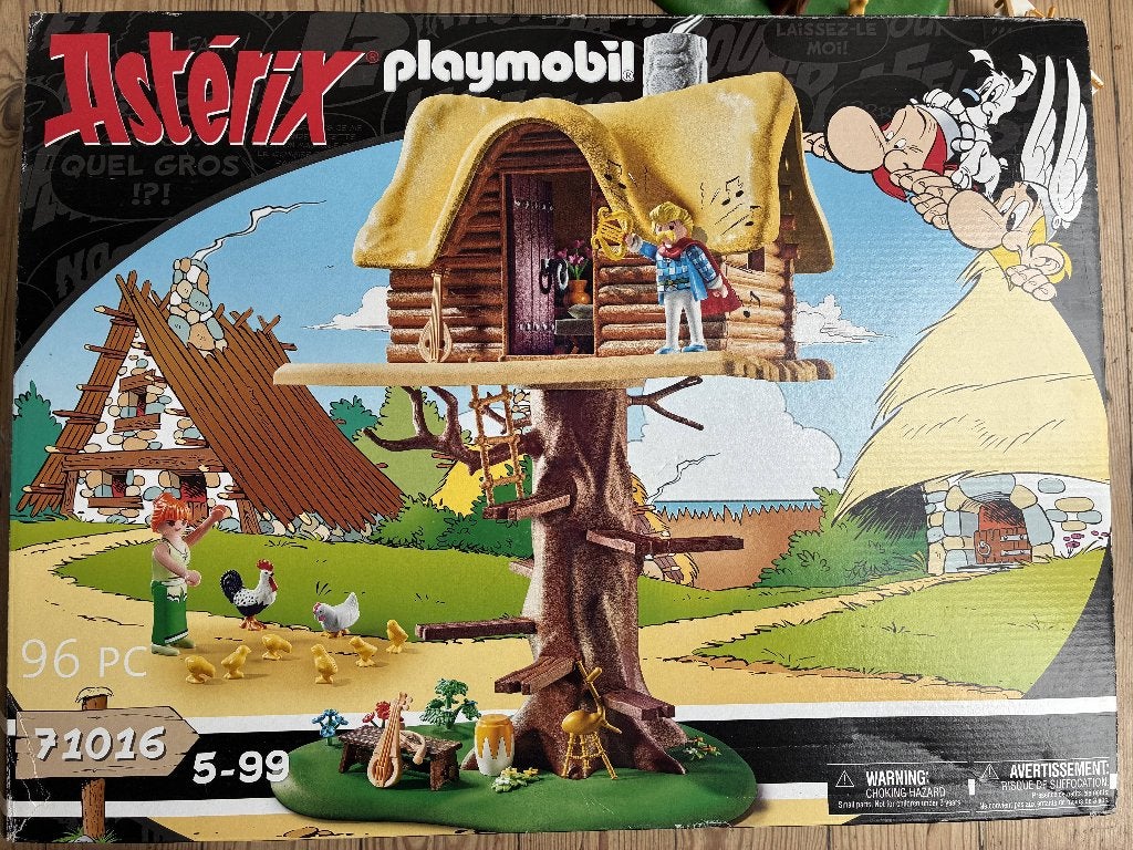 Playmobil Astérix - la hutte d'Assurancetourix, Historique, Comme neuf, Figurines, Kit complet