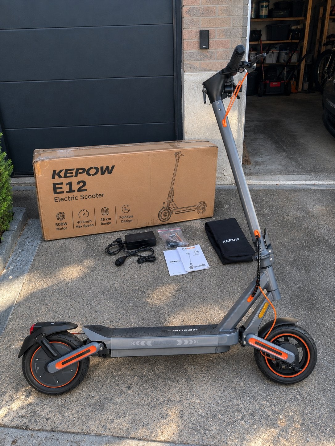 Trottinette électrique kepow, Pliable, Enlèvement, Neuf