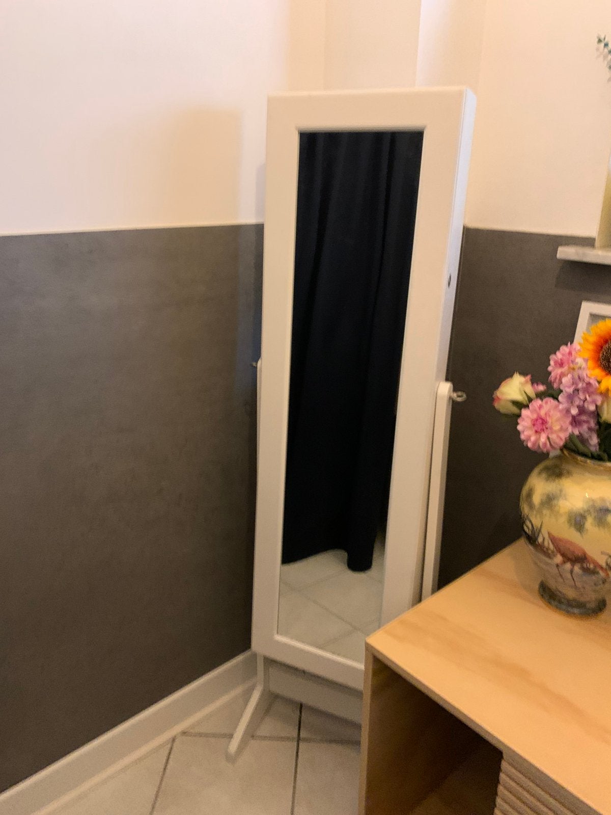 Spiegelkast / sieradenkast / opbergmeubel, Huis en Inrichting, Woonaccessoires | Spiegels, Ophalen, Gebruikt