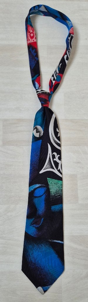 Collectie Vintage Dassen (Versace/Dolce&Gabanna/Monschino), Ophalen of Verzenden, Gedragen, Blauw