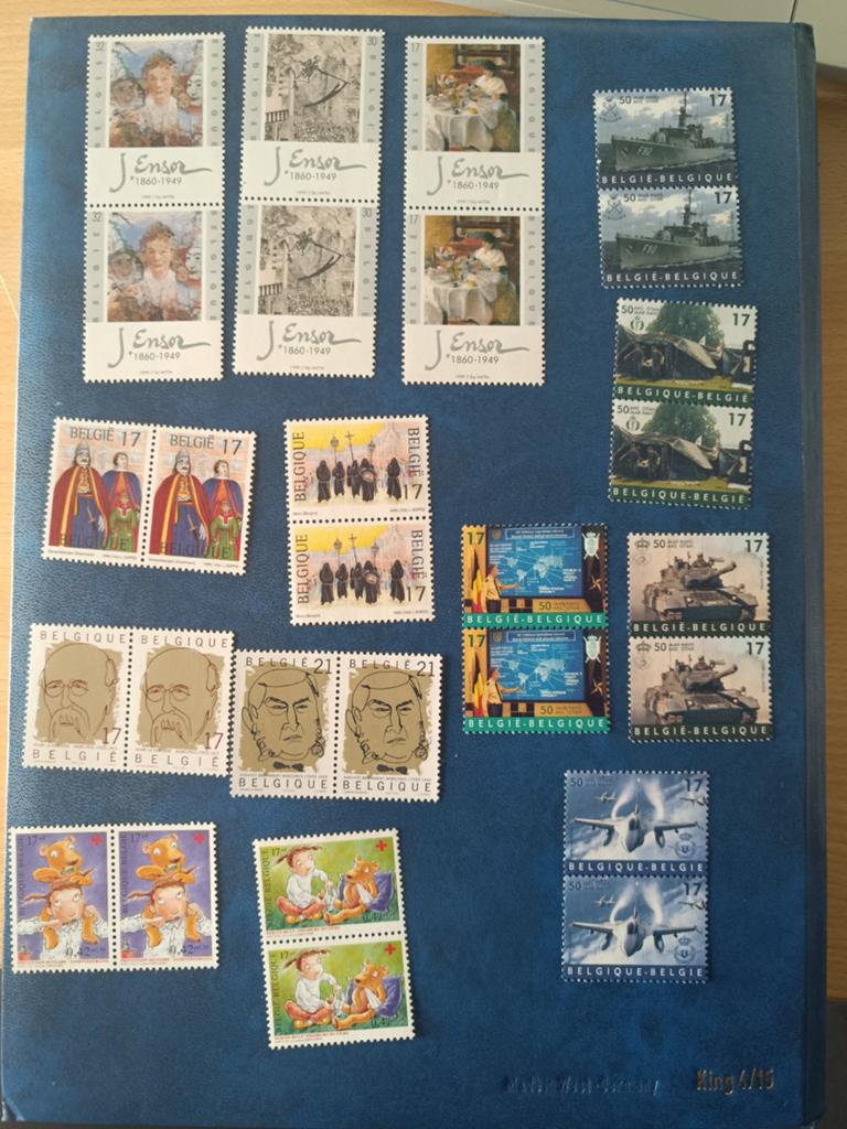 Belgique 1999 en paire**, Timbres & Monnaies, Timbres | Europe | Belgique, Enlèvement ou Envoi