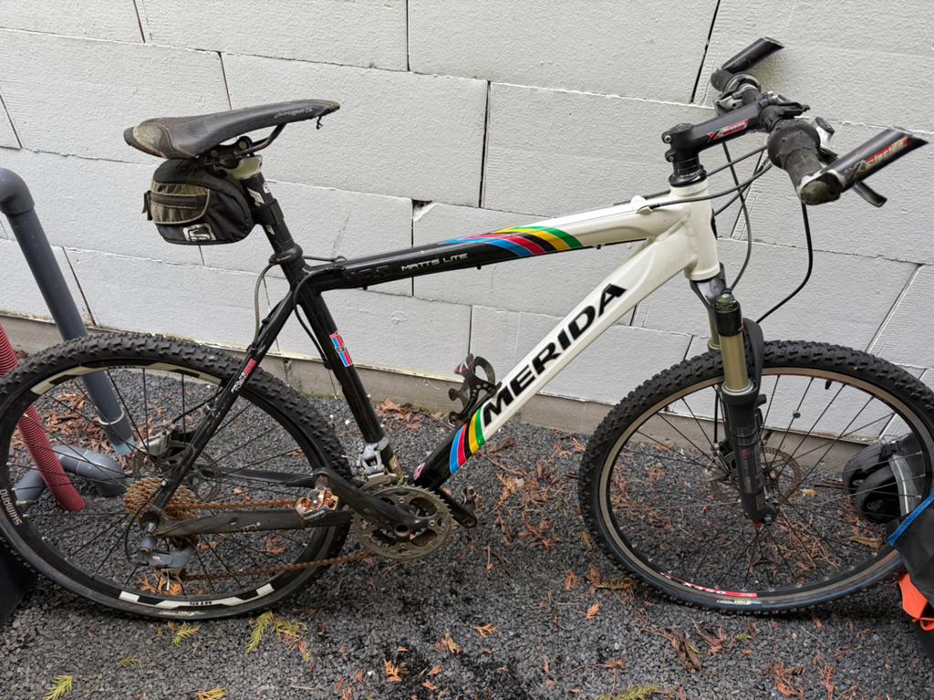 Merida mtb met werk aan, Fietsen en Brommers, Fietsen | Mountainbikes en ATB, Ophalen, Gebruikt, Heren, Merida