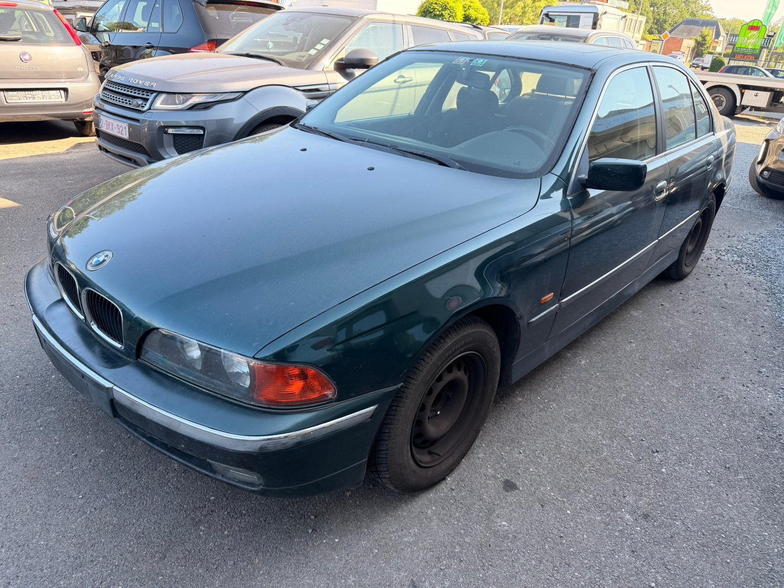 Bmw 523i sedan manueel voor opmaak, drift of onderdelen, Auto's, 4 deurs, Zwart, 2494 cc, 120 kW