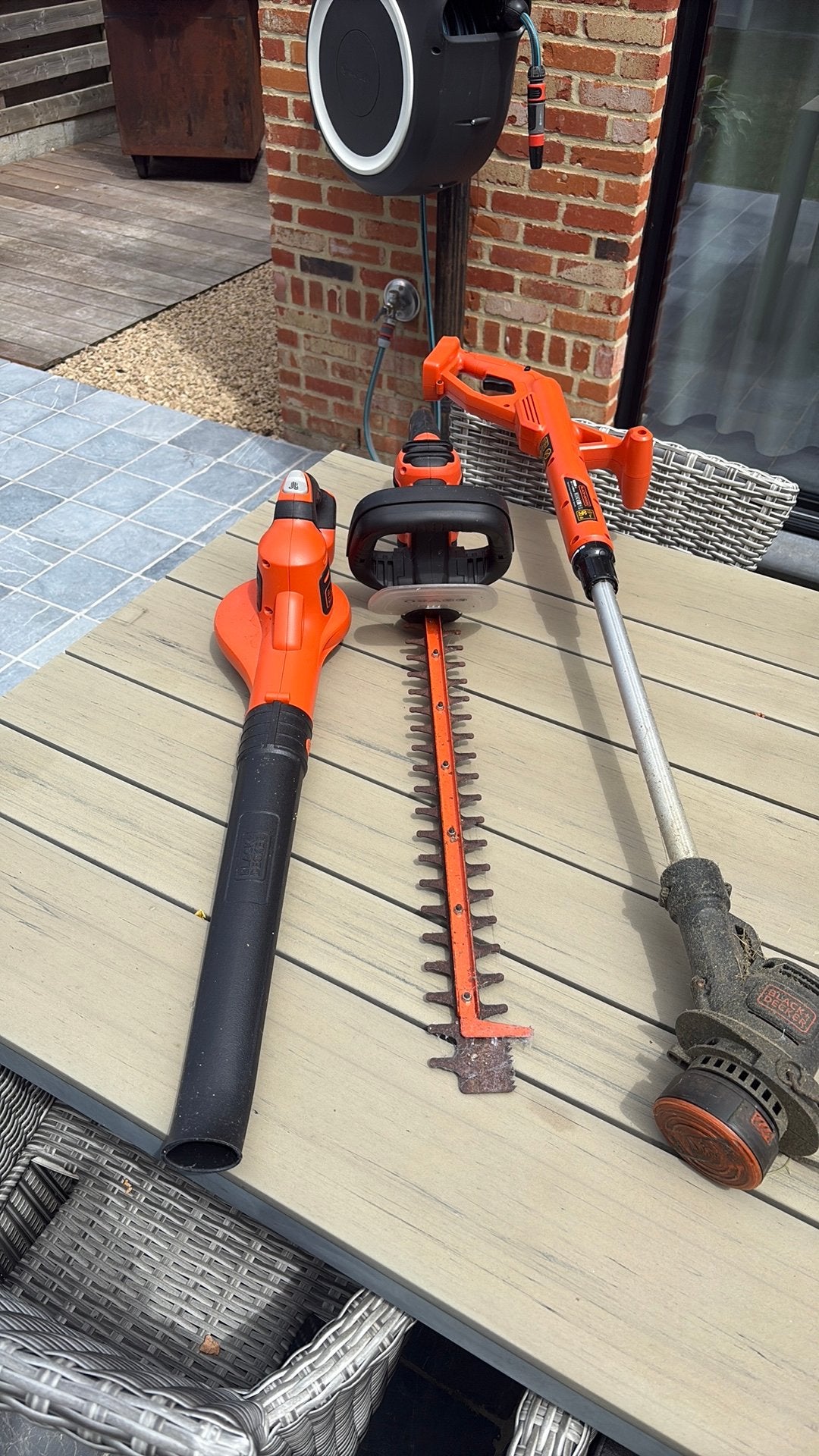 Set black en decker tuin, Tuin en Terras, Ophalen, Gebruikt, Accu