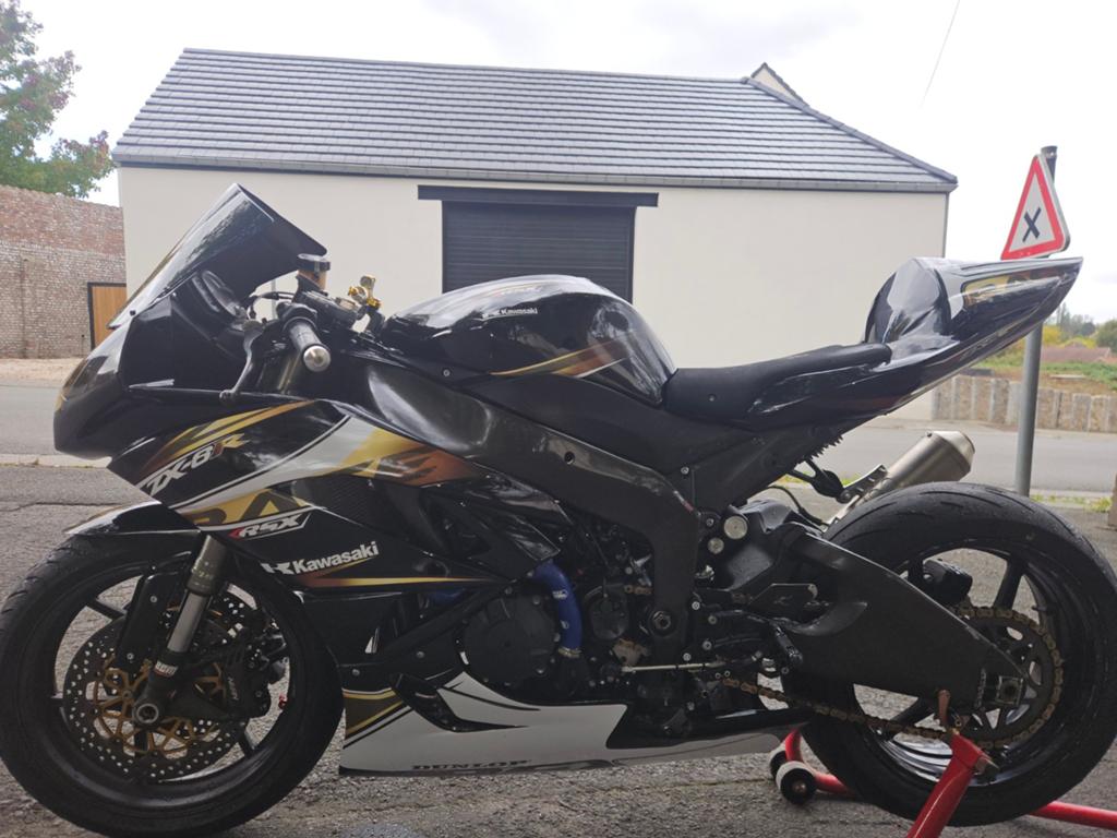Zx6r piste, Motos, Enlèvement