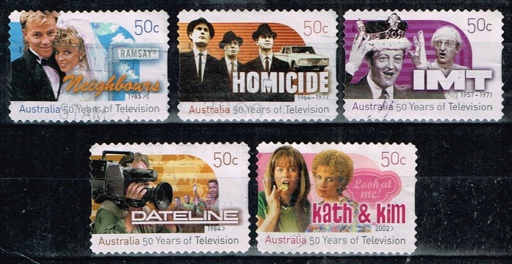 Postzegels uit Australie - K 3587 - televisie, Postzegels en Munten, Postzegels | Oceanië, Verzenden, Gestempeld