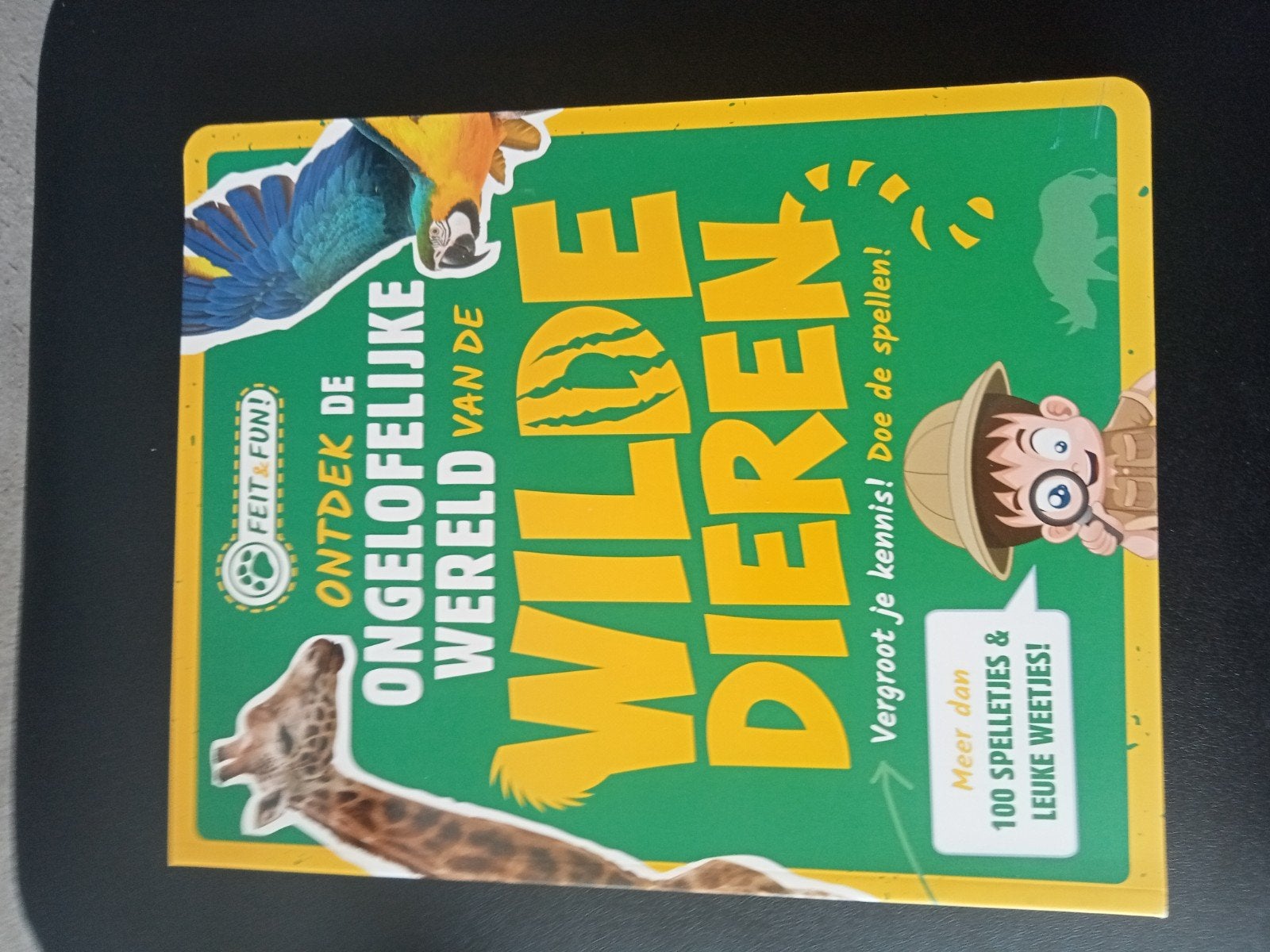Prachtig mooi boek over wilde dieren, Ophalen, Zo goed als nieuw