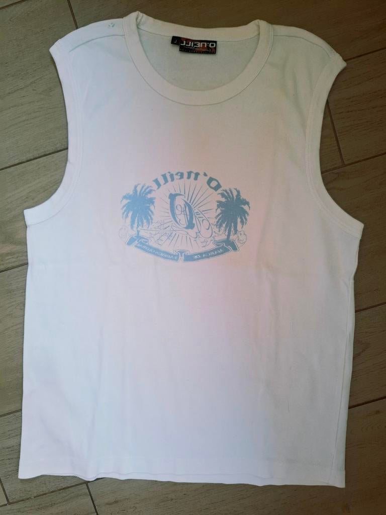 T-shirt sans manches O'neill L blanc bleu ciel, Vêtements | Hommes, Enlèvement ou Envoi, Blanc, O'neill, Taille 52/54 (L)