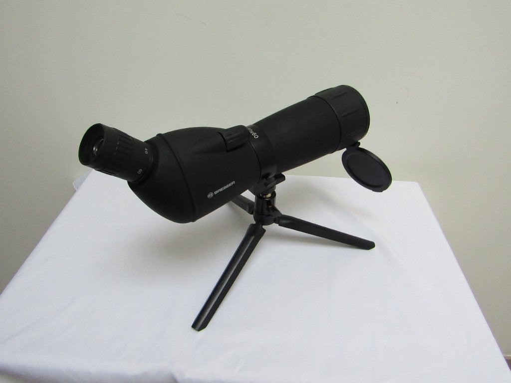 Bresser telescoop 20-60x60, TV, Hi-fi & Vidéo, Enlèvement ou Envoi, Utilisé, Moins de 80 mm, Avec trépied