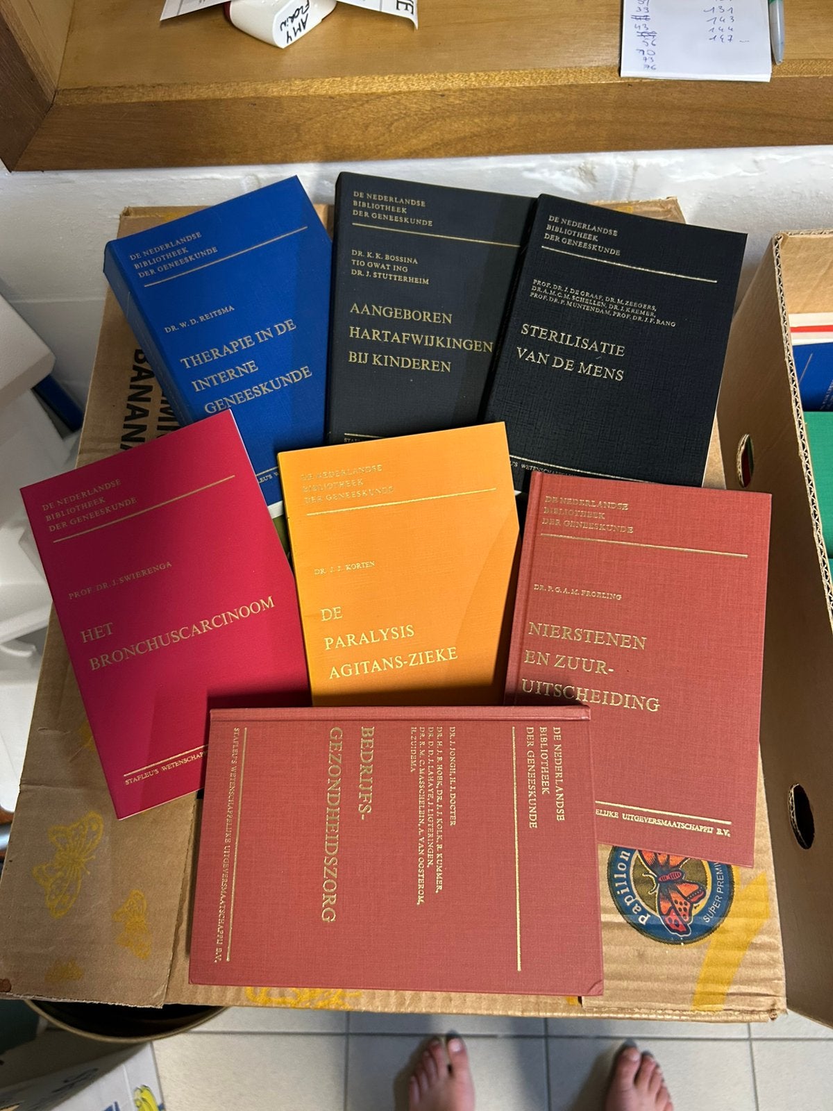 De Nederlandse Bibliotheek der Geneeskunde, Boeken, Studieboeken en Cursussen, Ophalen, Gelezen