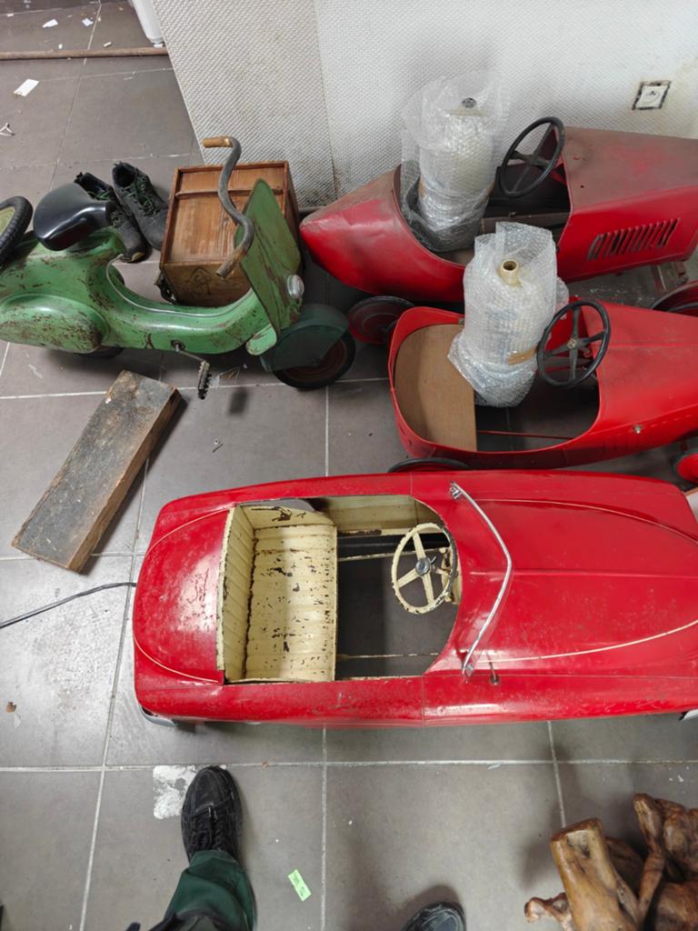 Vintage speelgoed (fiets & wagens), Antiek en Kunst, Antiek | Speelgoed, Ophalen