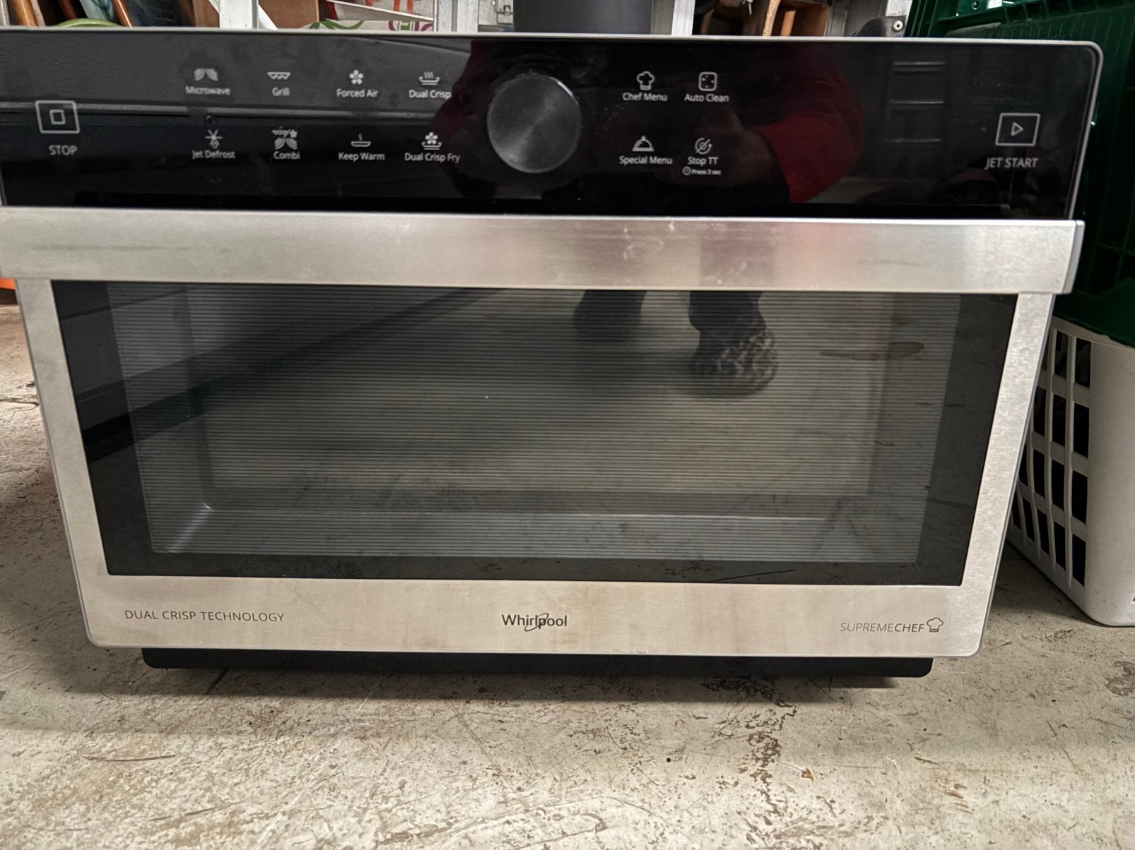 Combi oven whirlpool, Electroménager, Whirlpool, Fonction micro-ondes, Enlèvement, Utilisé