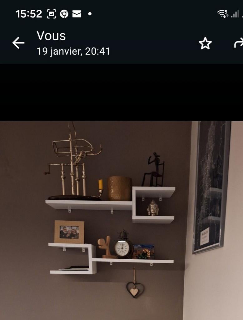 2 etagères, Ophalen