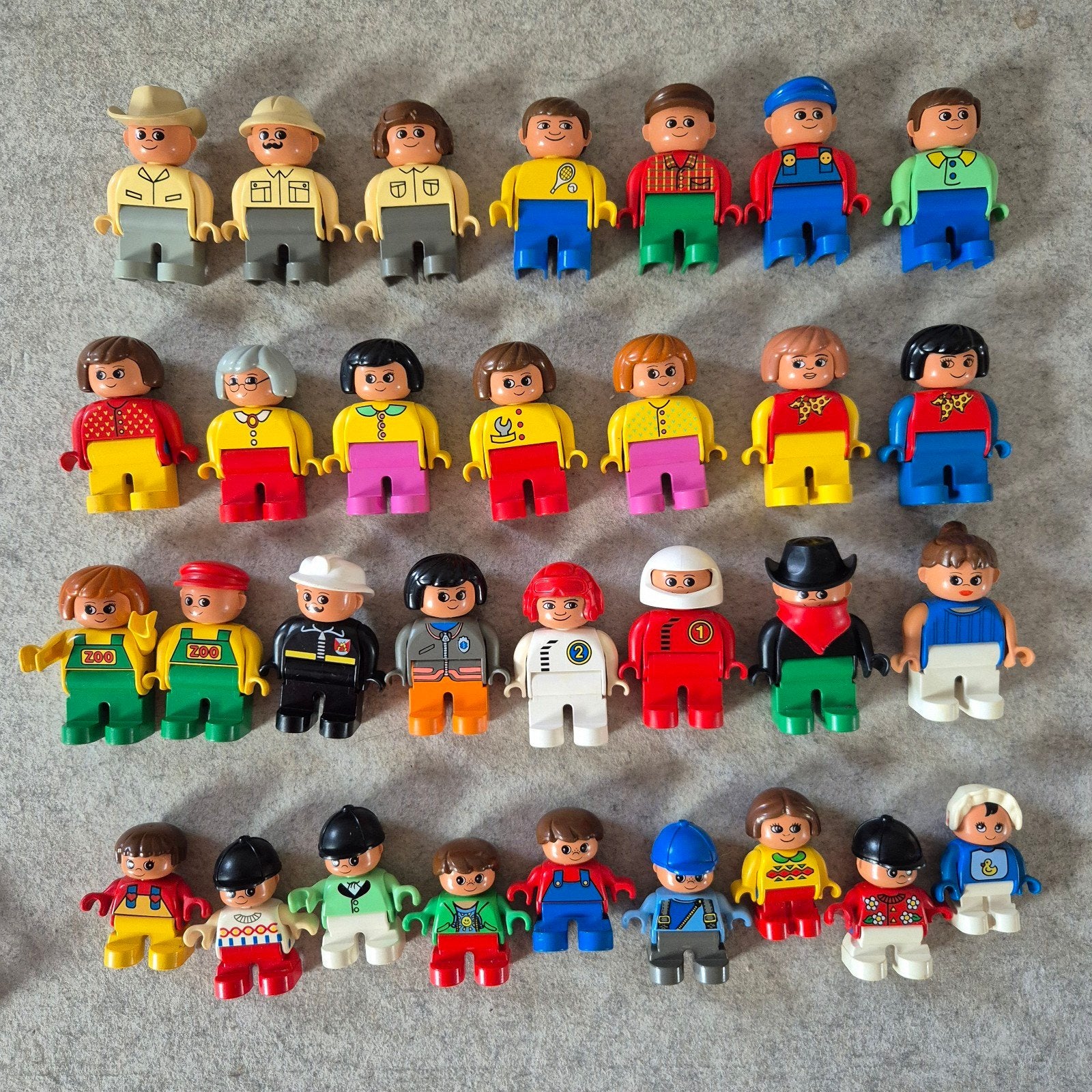duplo vintage poppetjes, 31 stuks, Kinderen en Baby's, Ophalen of Verzenden, Duplo