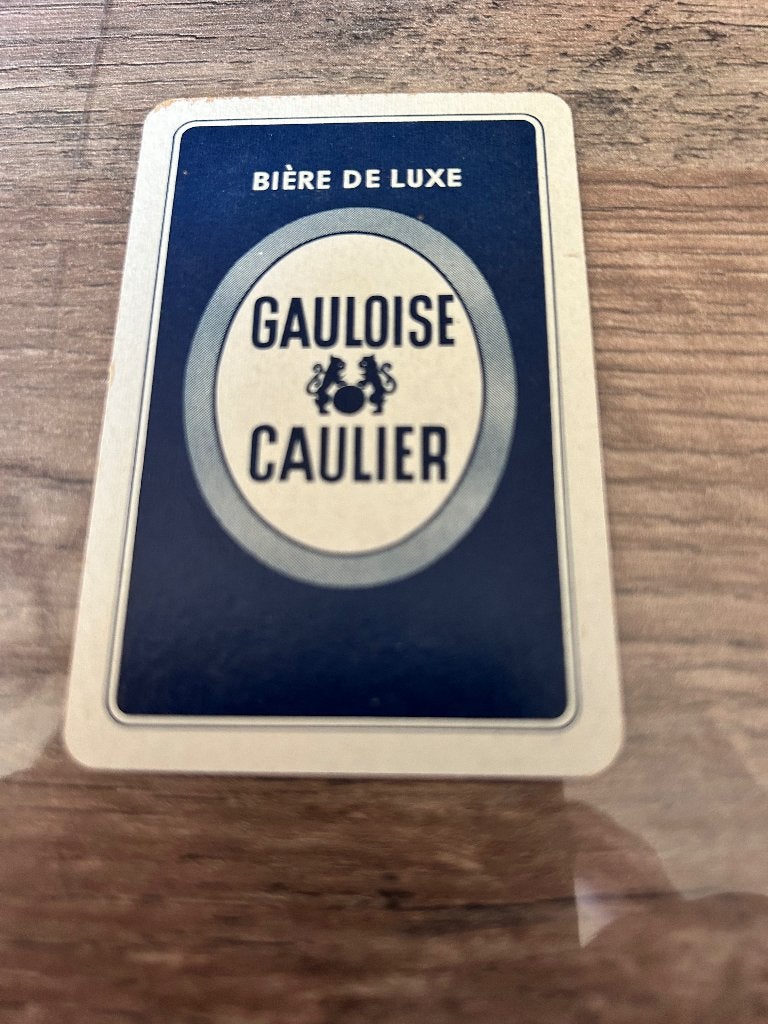 1 losse speelkaart brouwerij caulier, Enlèvement ou Envoi, Neuf, Carte(s) à jouer