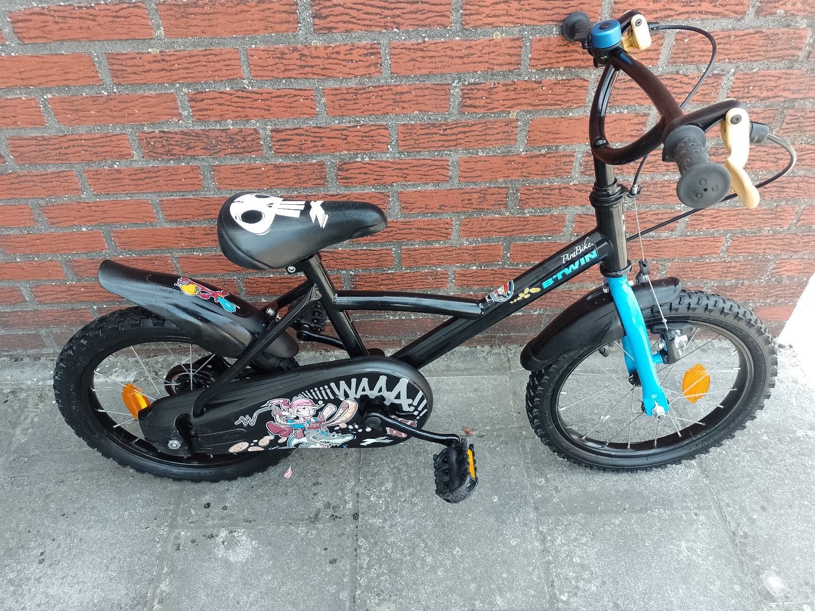 Te koop B'Twin Decathlon 16-inch jongensfiets, Fietsen en Brommers, Ophalen, Velgrem, B’twin, Zo goed als nieuw
