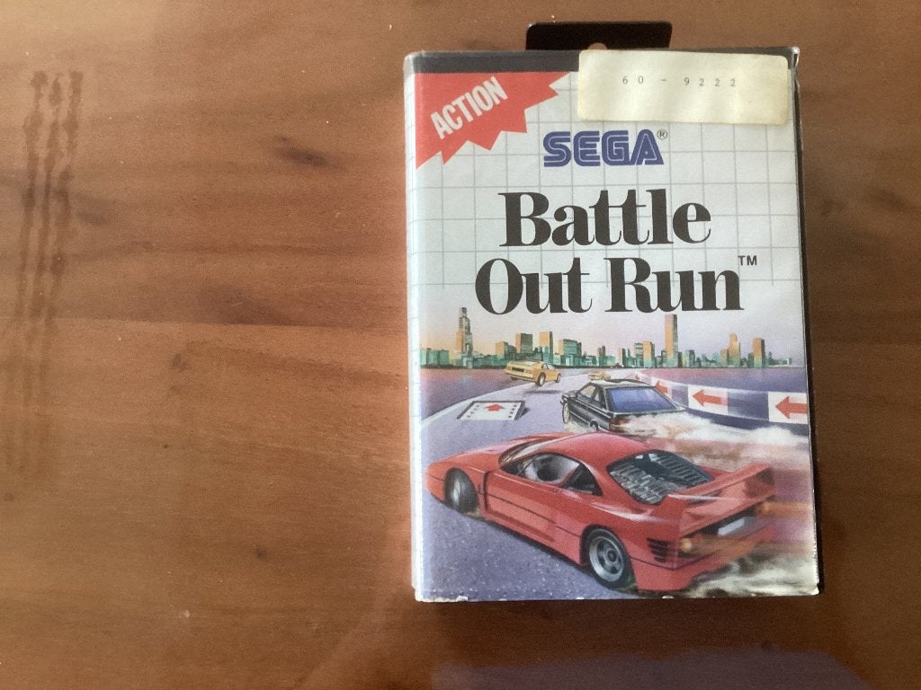 Battle out run Sega master system boxed, Games en Spelcomputers, Ophalen of Verzenden, Gebruikt, Master System