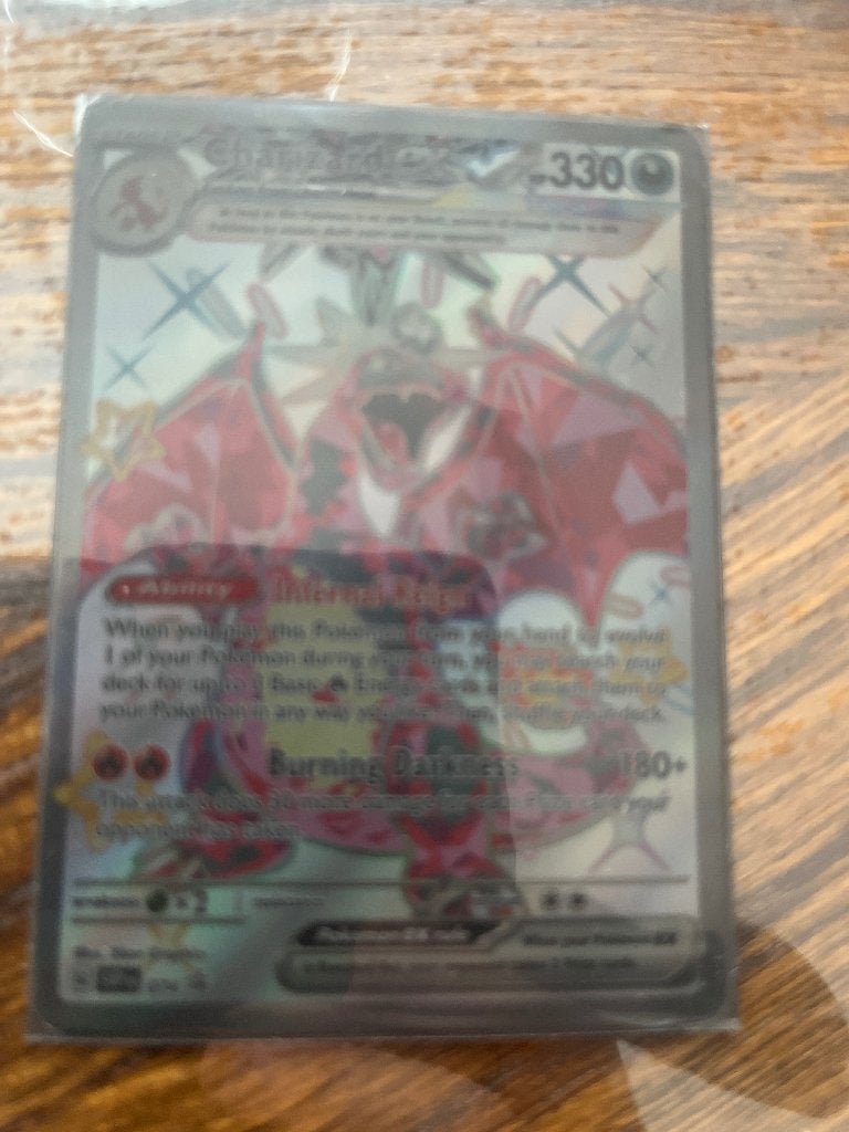 Charizard, Hobby en Vrije tijd, Verzamelkaartspellen | Pokémon, Ophalen, Zo goed als nieuw, Losse kaart, Foil