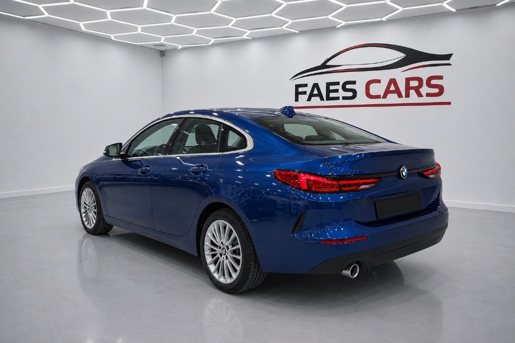 BMW 218 ia Grand Coupe, Euro 6, Blauw, Leder, 5 zetels
