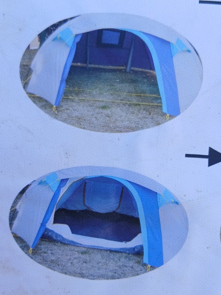 Tent, Caravans en Kamperen, Tenten, Ophalen, Gebruikt, Tot en met 6