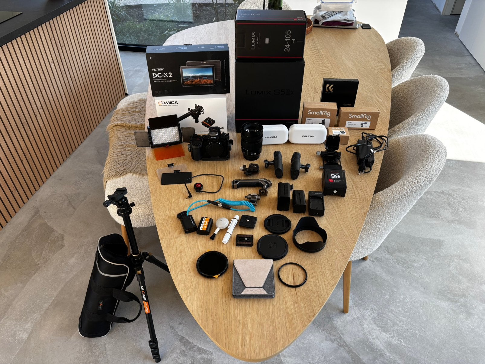 Kit complet Panasonic Lumix S5IIX, TV, Hi-fi & Vidéo, Photo | Appareils professionnels, Autres marques, Cage/rig de caméra, Enlèvement